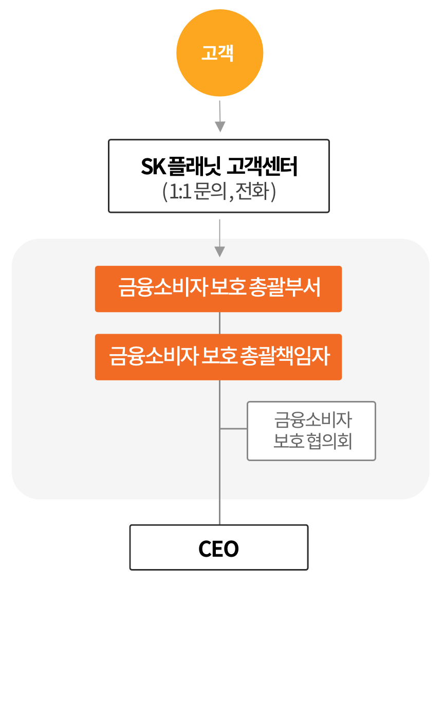 소비자 보호 조직도 상세 이미지